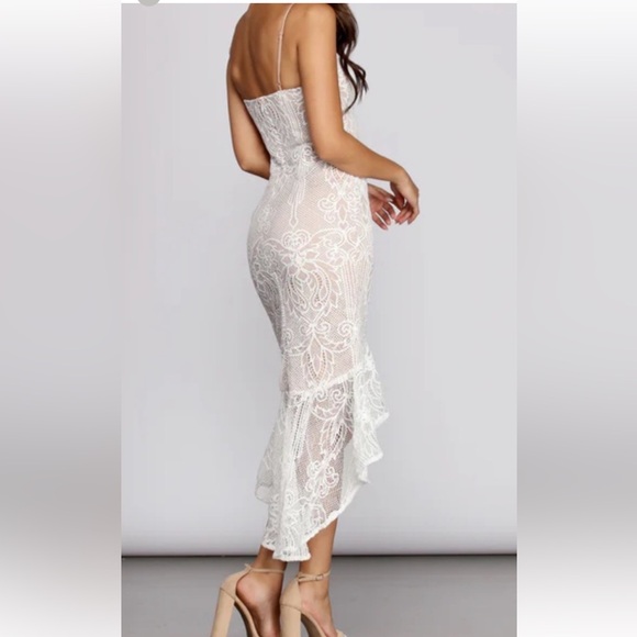 Windsor sound the horn trumpet lace dress - Picture 11 of 12